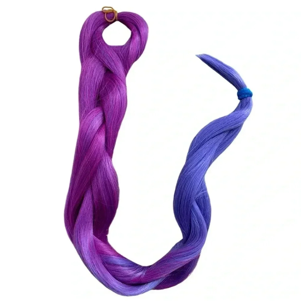 Twinkle purple ombré Get Braidified Hair festivals raves